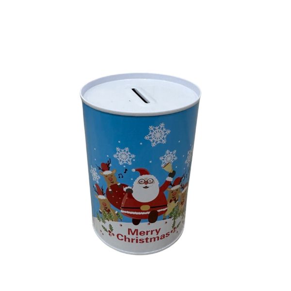 Salvadanaio in Latta Cielo Celeste