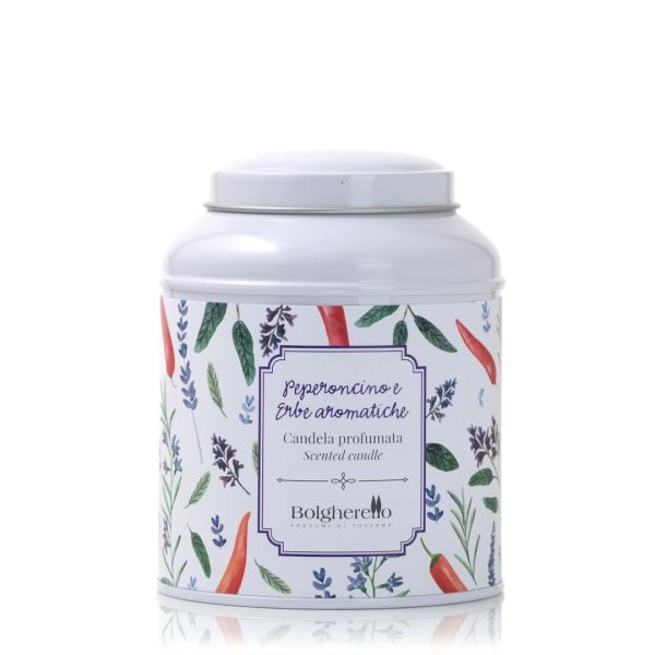 Candela Profumata Peperoncino e Erbe Aromatiche Bolgherello