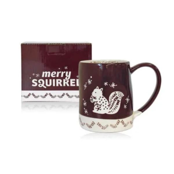 Tazza in gres Merry Squirrel Himalaya