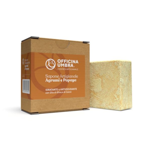 Sapone Artigianale Agrumi e Papaya Officina Umbra