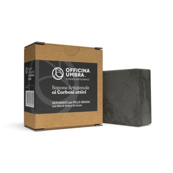Sapone Artigianale al Carbone Vegetale Officina Umbra