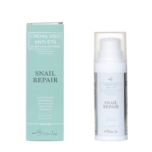 Snail Repair Crema Viso Anti Eta alla Bava di Lumaca BisouBio