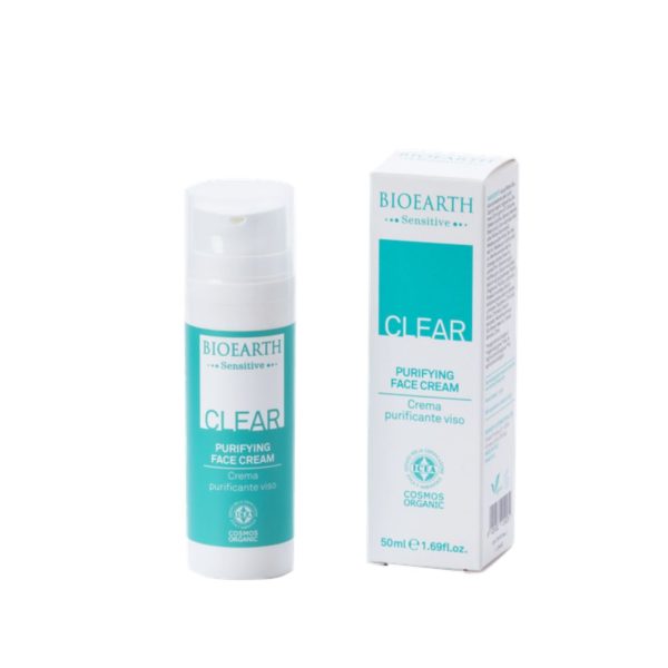 Sensitive Clear Crema Purificante Viso Bioearth