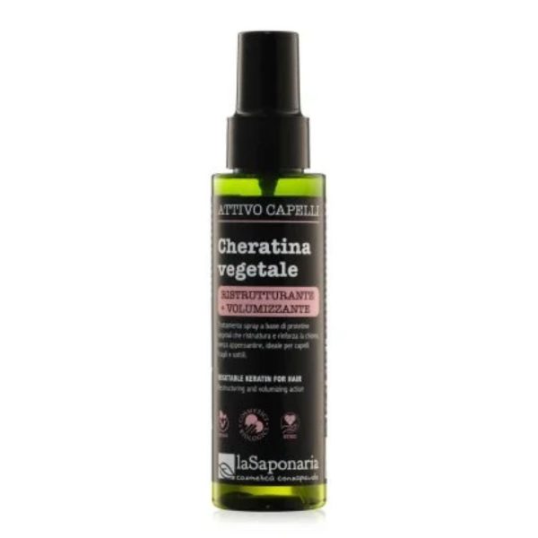 Attivo Capelli Ristrutturante spray Cheratina Vegetale La Saponaria