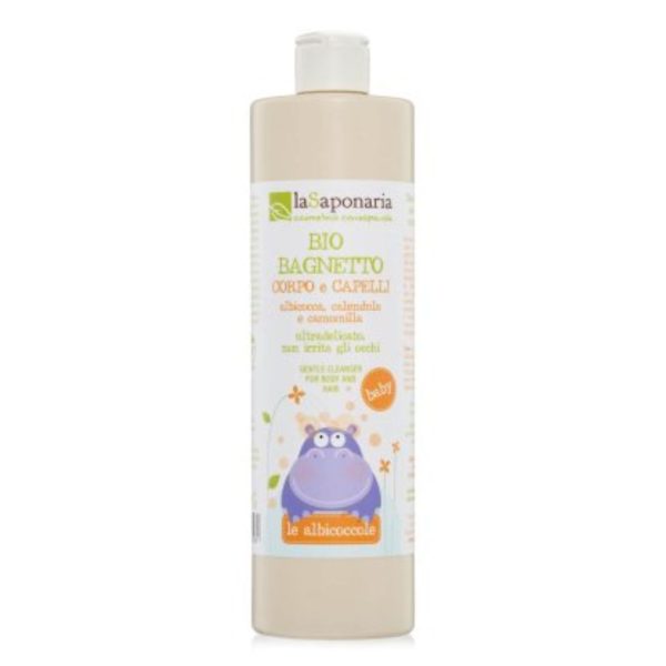 Bimbi Maxi Bio bagnetto corpo e capelli La Saponaria