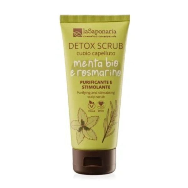 Scrub Cuoio Capelluto Detox Menta Bio e Rosmarino La Saponaria