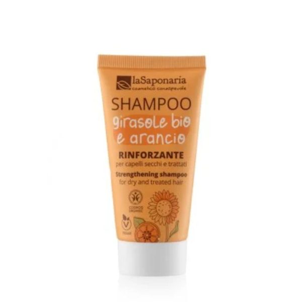 Travel Size Shampoo Bio Rinforzante Girasole e Arancio La Saponaria