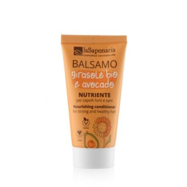 Travel Size Balsamo Nutriente Girasole Bio e Avocado La Saponaria