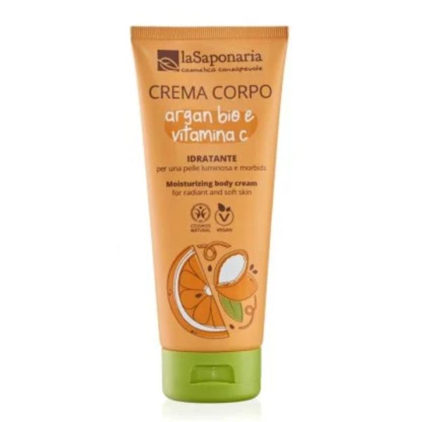 Crema Corpo idratante argan bio e vitamina c La Saponaria