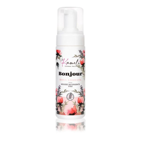 Bonjour Cleansing Mousse Viso Rosa Ambrata Kameli