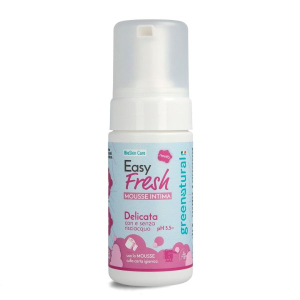 Easy Fresh Mousse detergente intimo senza risciacquo Delicata Greenatural