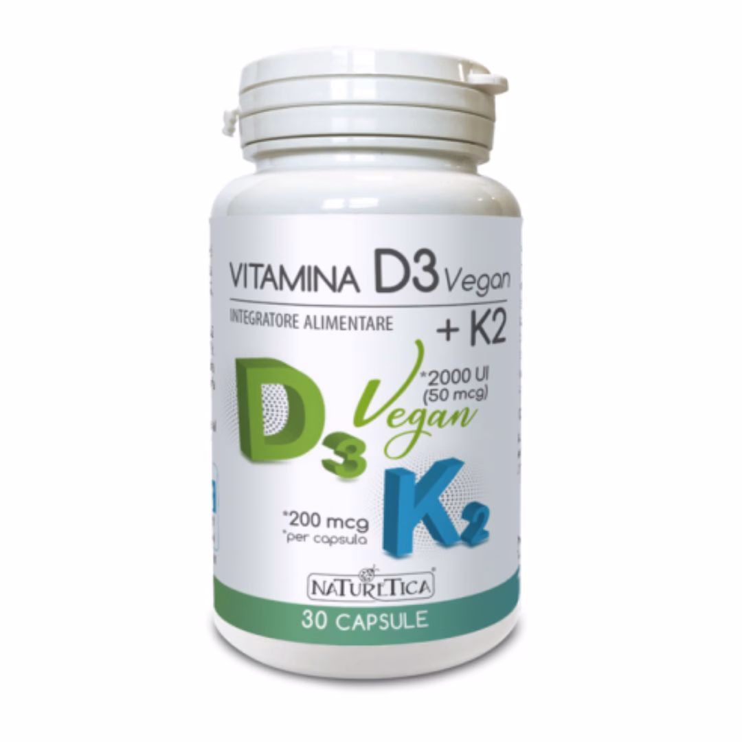 Vitamina D3 e K2 Naturetica