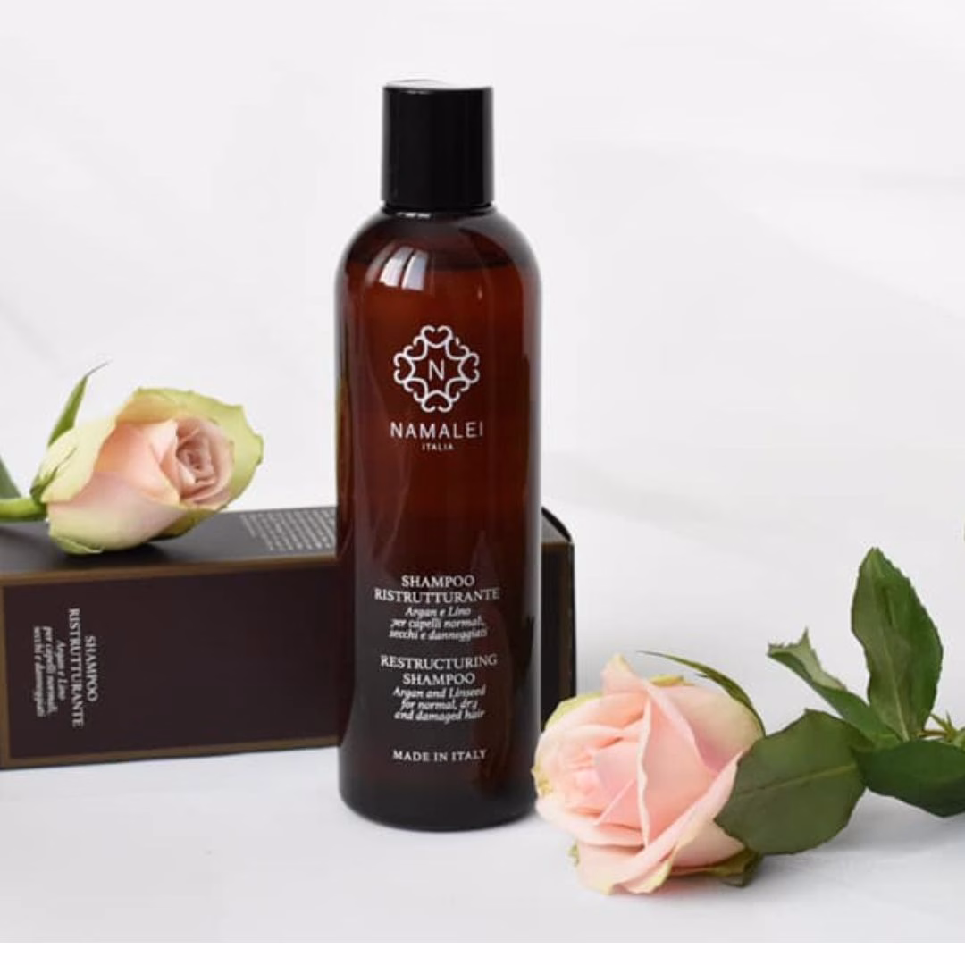 Shampoo Ristrutturante Argan e Lino Namalei