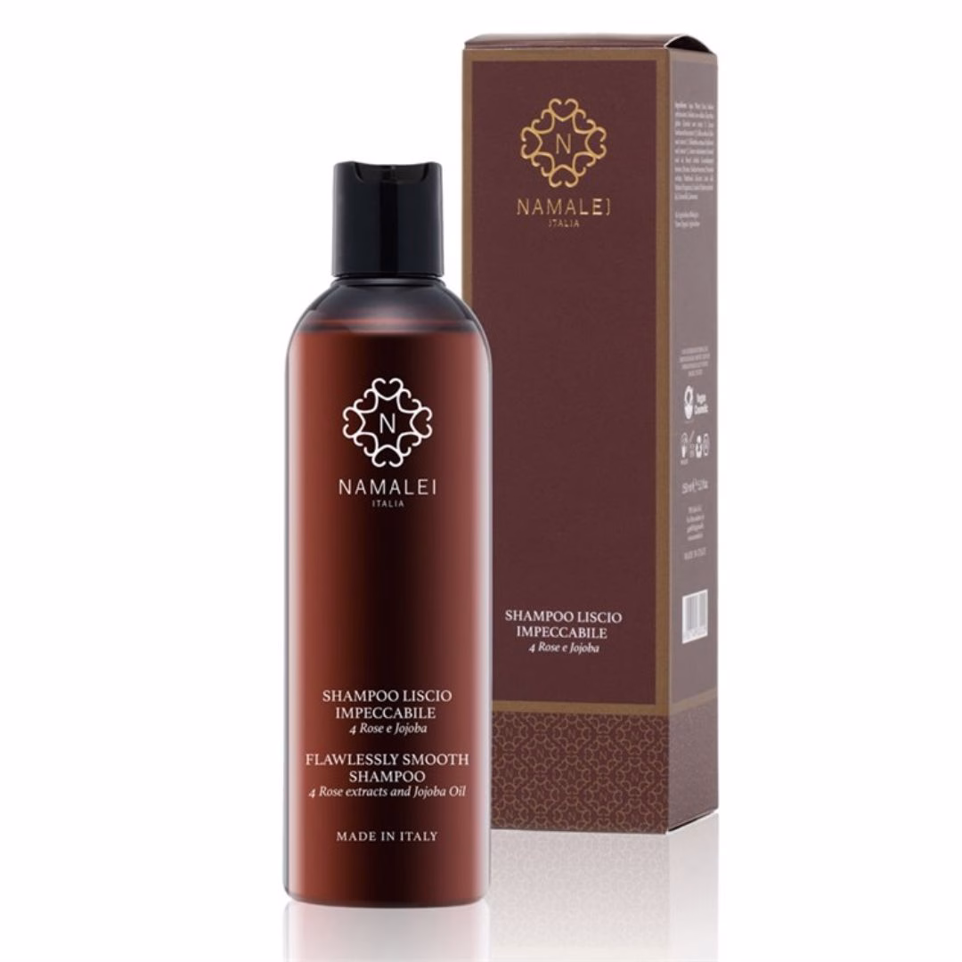 Shampoo Liscio Impeccabile Alle 4 Rose e Jojoba Namalei