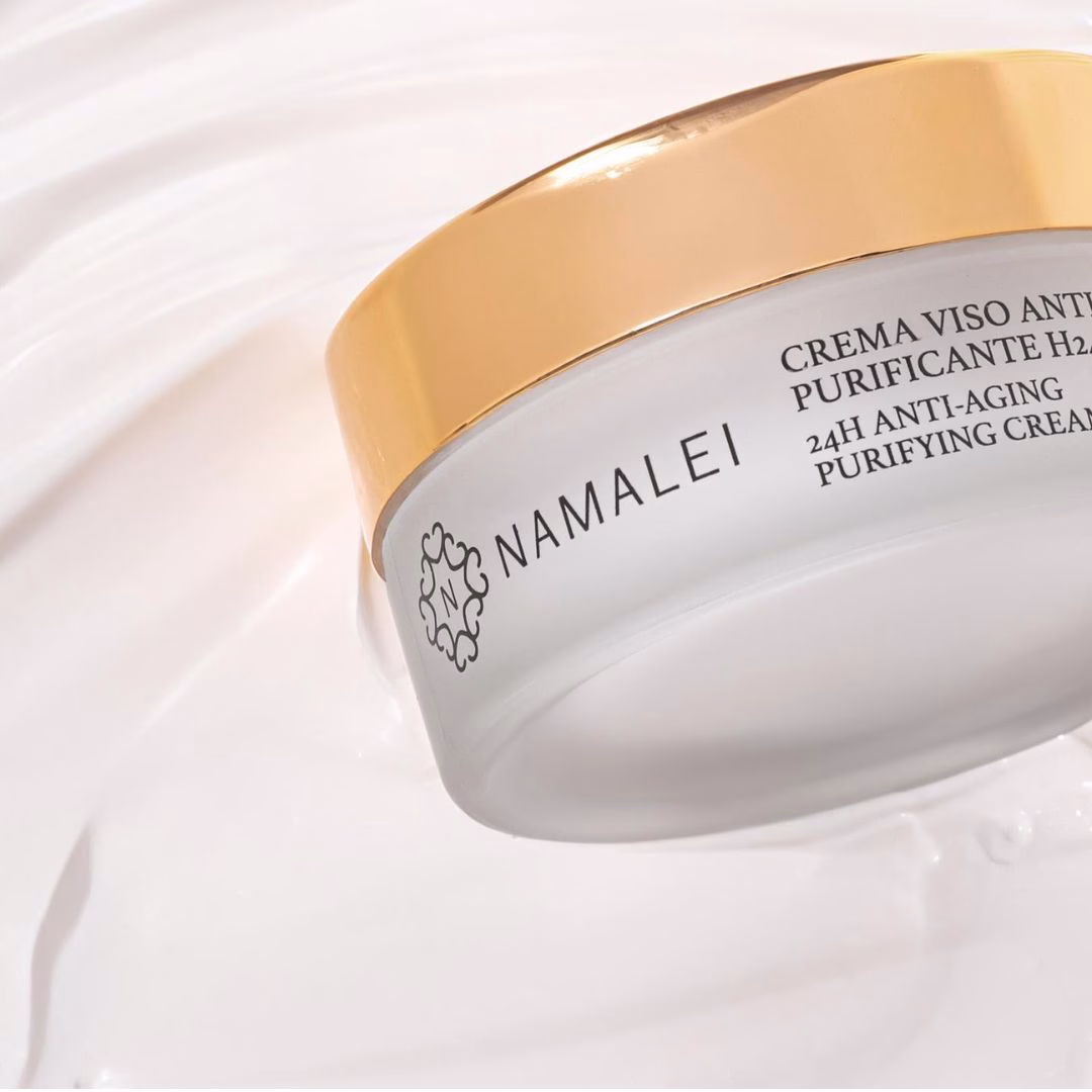 Crema Anti-Age Purificante H24 Rabarbero Cinese e Viola del Pensiero Namalei