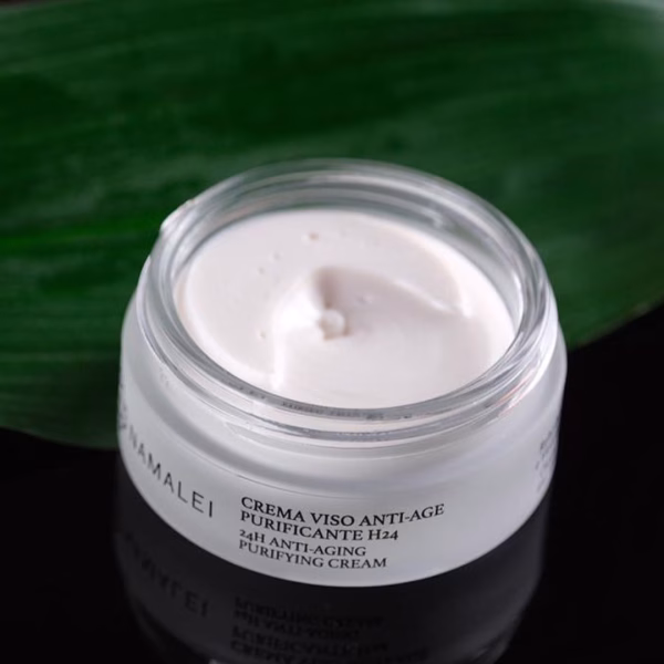 Crema Anti-Age Purificante H24 Rabarbero Cinese e Viola del Pensiero Namalei