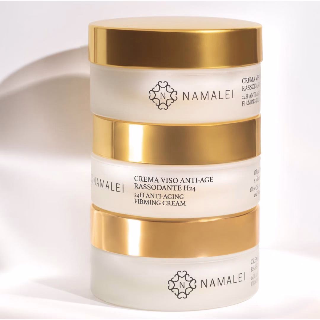 Crema Viso Anti-Age Rassodante H24 Oliva Karite e Vitamina A Namalei