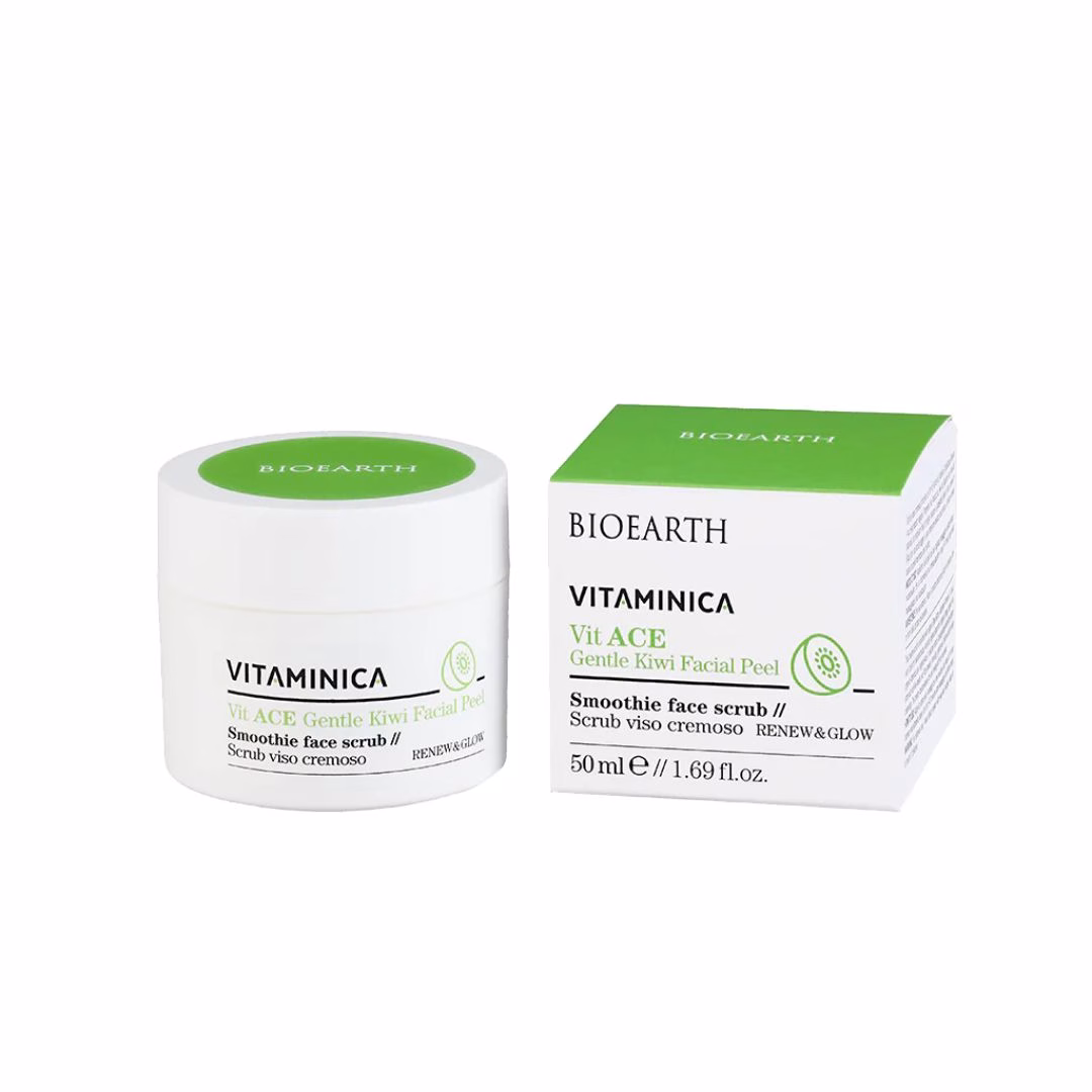 Vitaminica Scrub Viso al Kiwi Vit ACE Bioearth