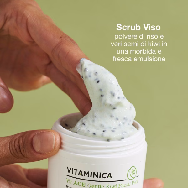 Vitaminica Scrub Viso al Kiwi Vit ACE Bioearth