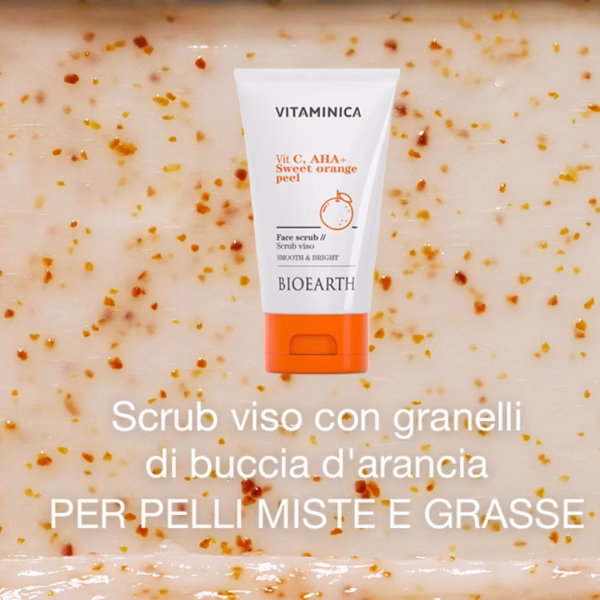Vitaminica Scrub Viso Vit C AHA Bioearth