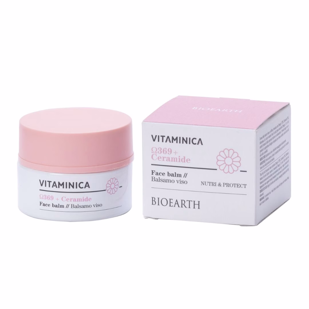 Vitaminica Balsamo Viso Omega369 + Ceramide - Bioearth Vitaminica Balsamo Viso Omega369 Ceramide Bioearth