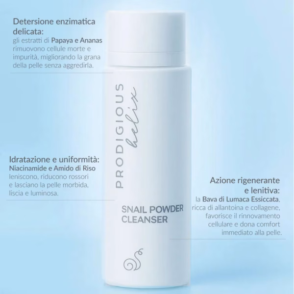 Prodigious Helix Snail Powder Cleanser Detergente Eterea
