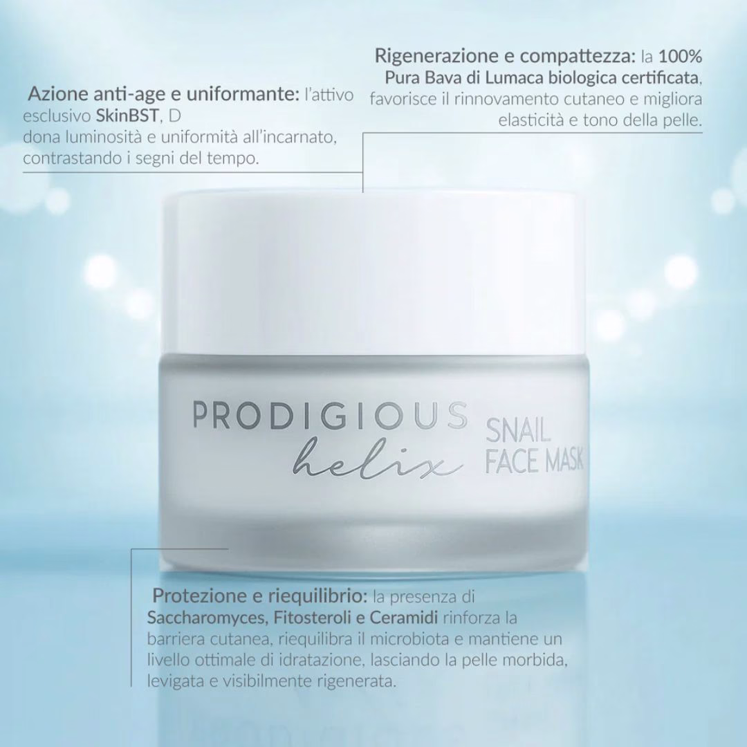 Prodigious Helix Snail Face Mask Maschera Viso Eterea