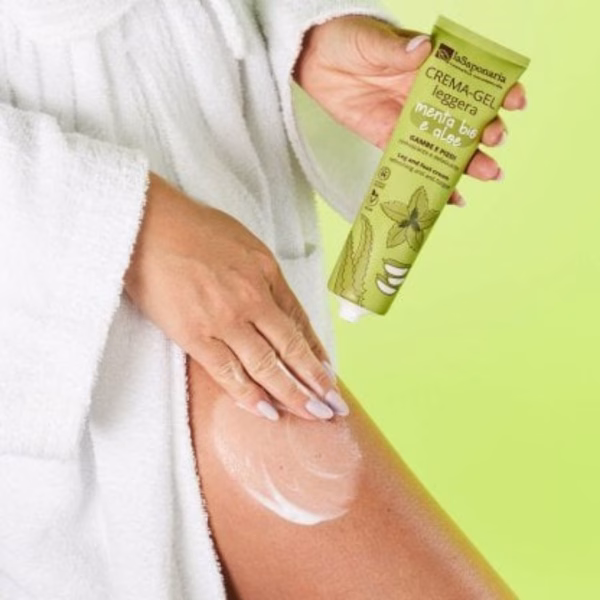 CremaGel Leggera defaticante e rinfrescante La Saponaria