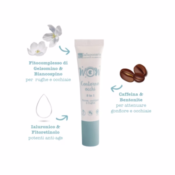 Wow crema contorno occhi 3in1 La Saponaria