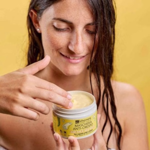 Maschera anti-crespo Aloe Bio e Ialuronico La Saponaria