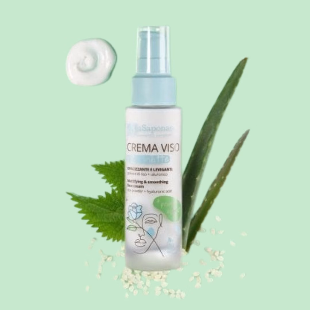 Stay matte Crema viso primer opacizzante e levigante La Saponaria