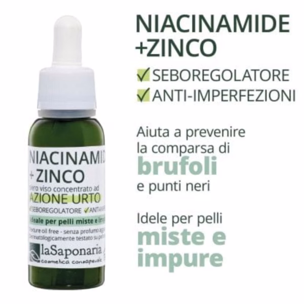 Niacinamide Zinco La Saponaria