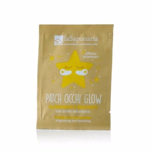 Patch Occhi Glow con Acido Ialuronico La Saponaria