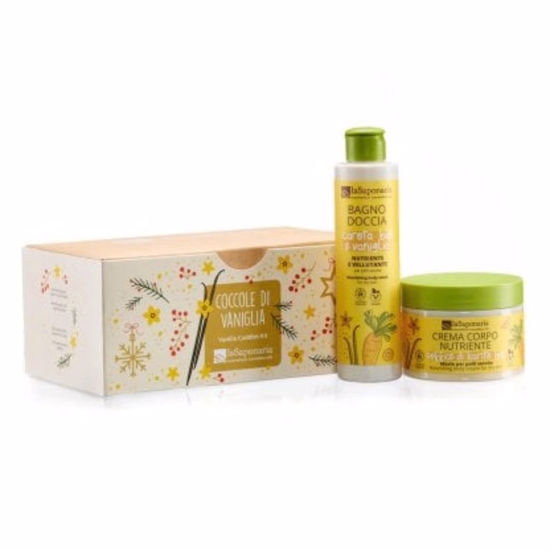 Cofanetto corpo Coccole di Vaniglia La Saponaria