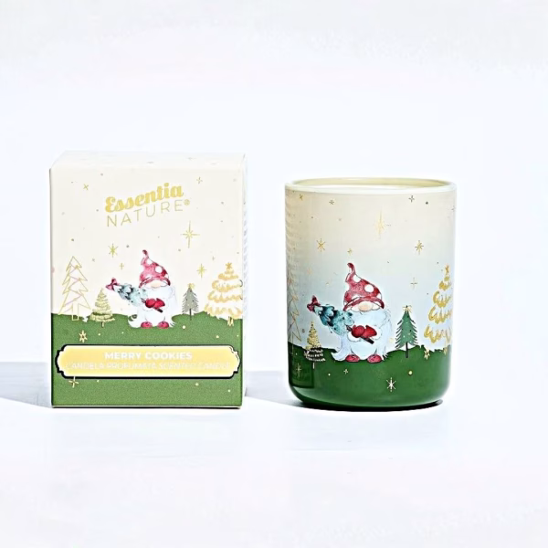 Gli Elfi di Essentia Candela Profumata Merry Cookies Essentia Nature
