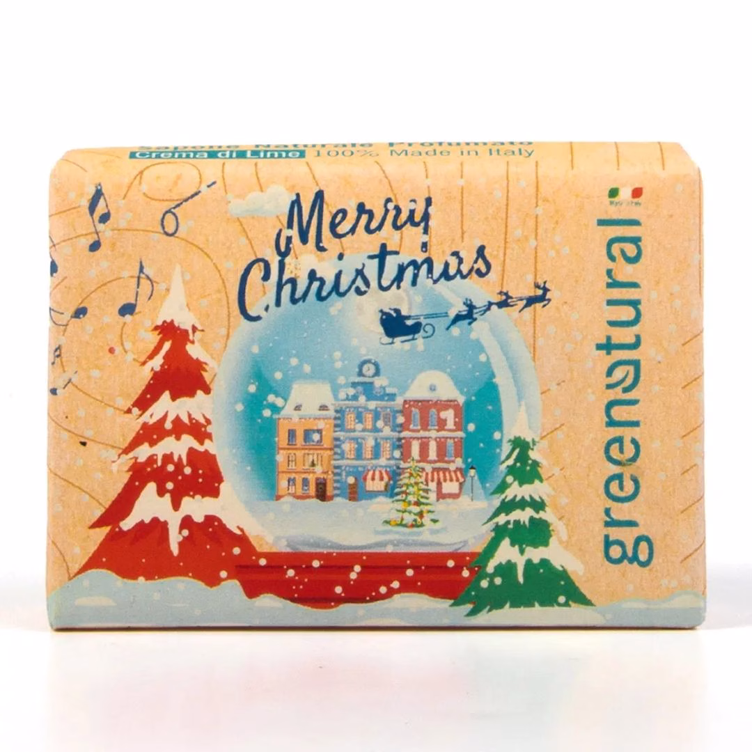 Saponetta Natale Snowball Greenatural.