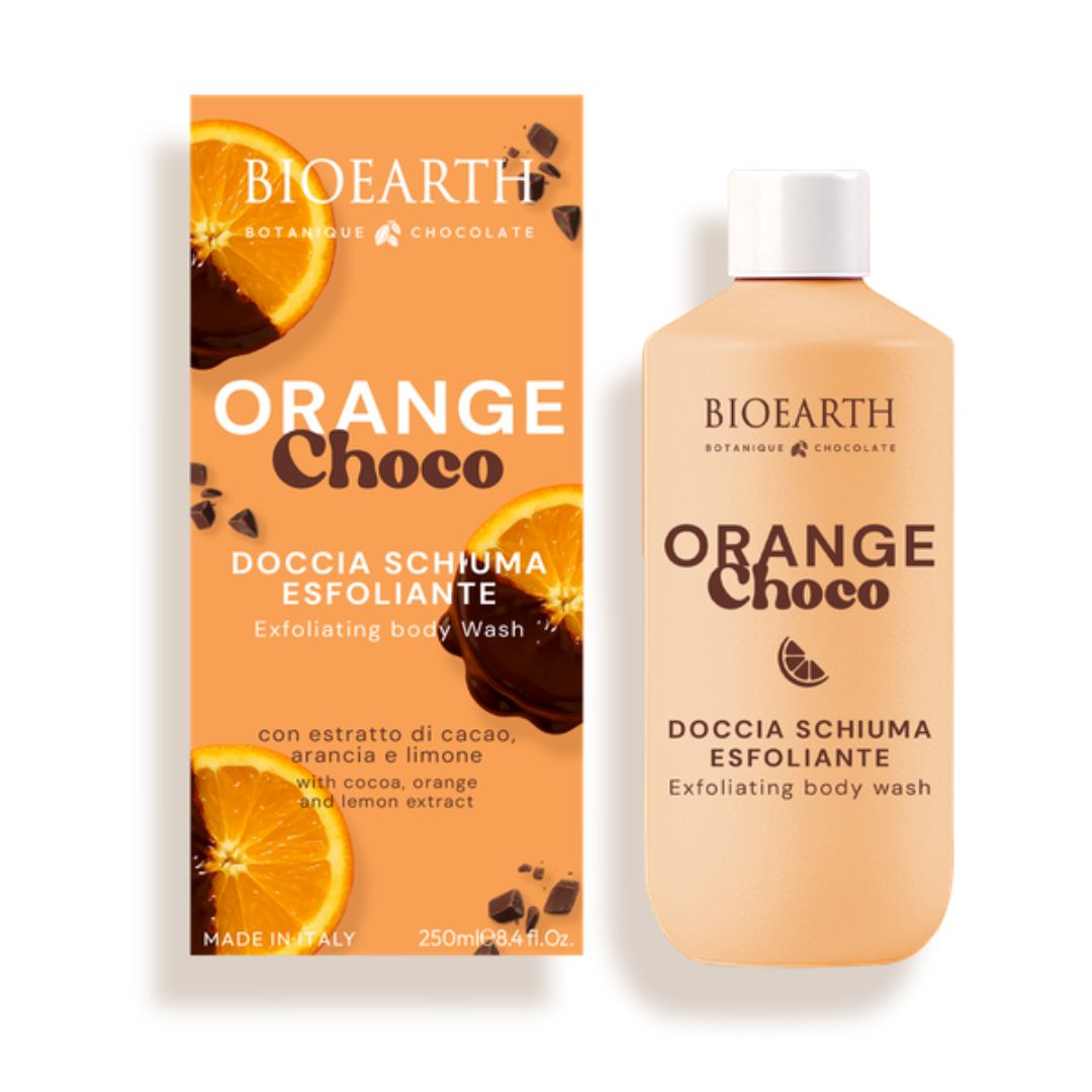 Orange Choco Doccia schiuma esfoliante Bioearth