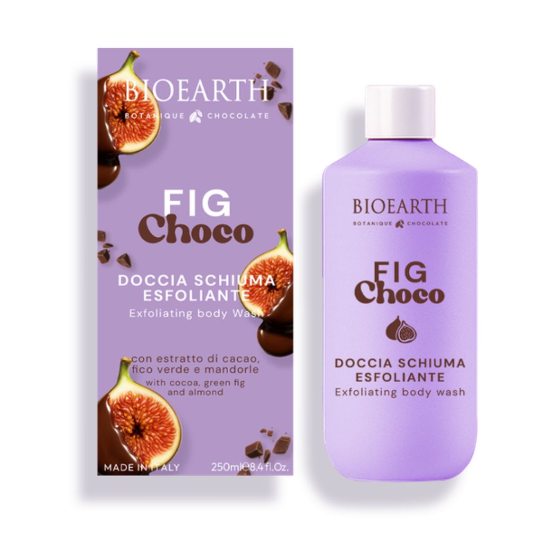 Fig Choco Doccia schiuma esfoliante Bioearth
