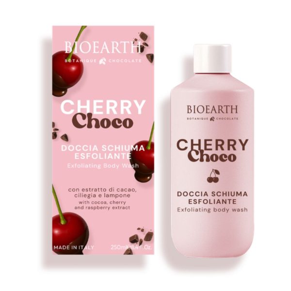Cherry Choco Doccia schiuma esfoliante Bioearth