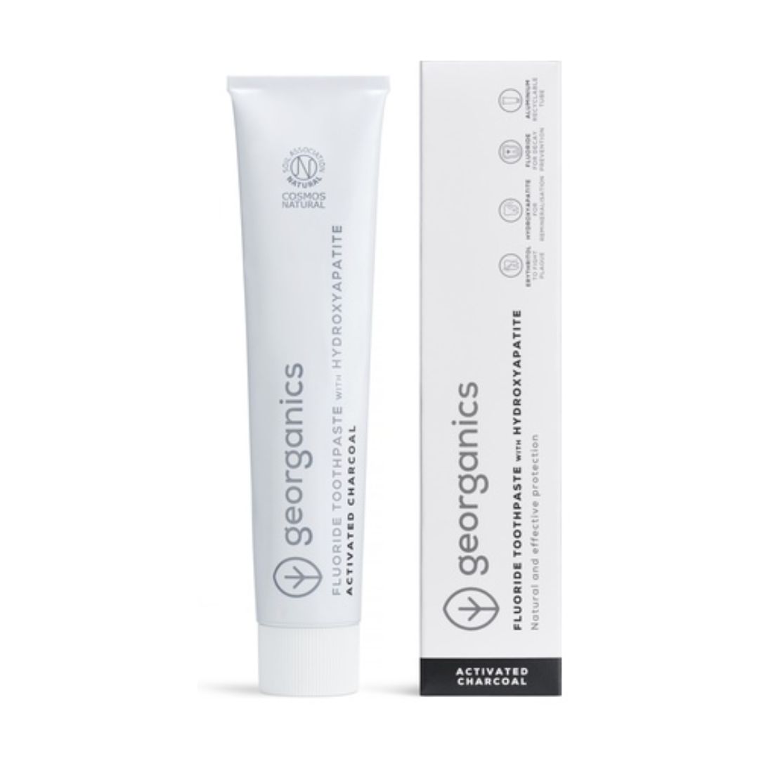 Dentifricio activated charcoal Georganics