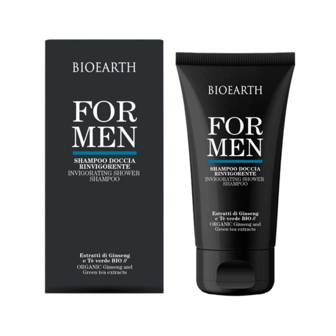 For men Shampoo doccia rinvigorente Bioearth