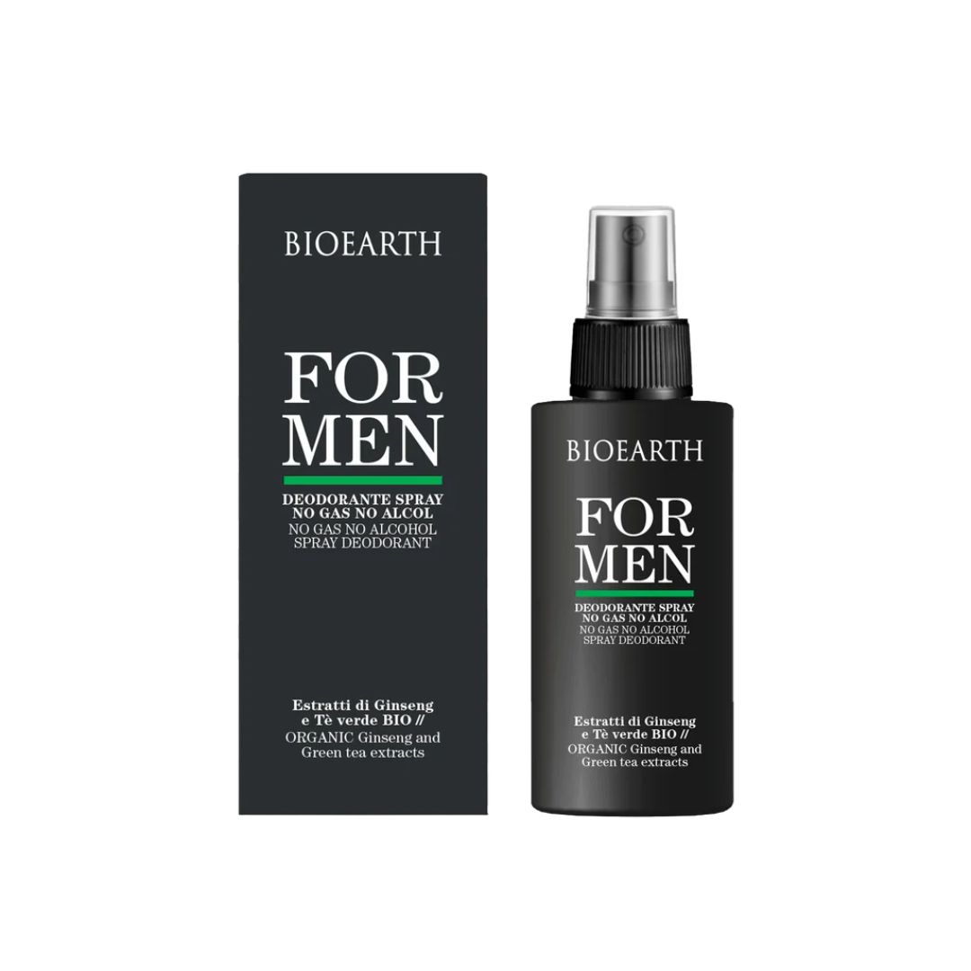 For men Deodorante Spray no gas Bioearth