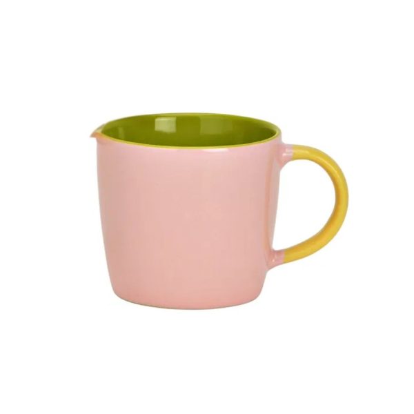 Tazza Rosa Verde Giallo