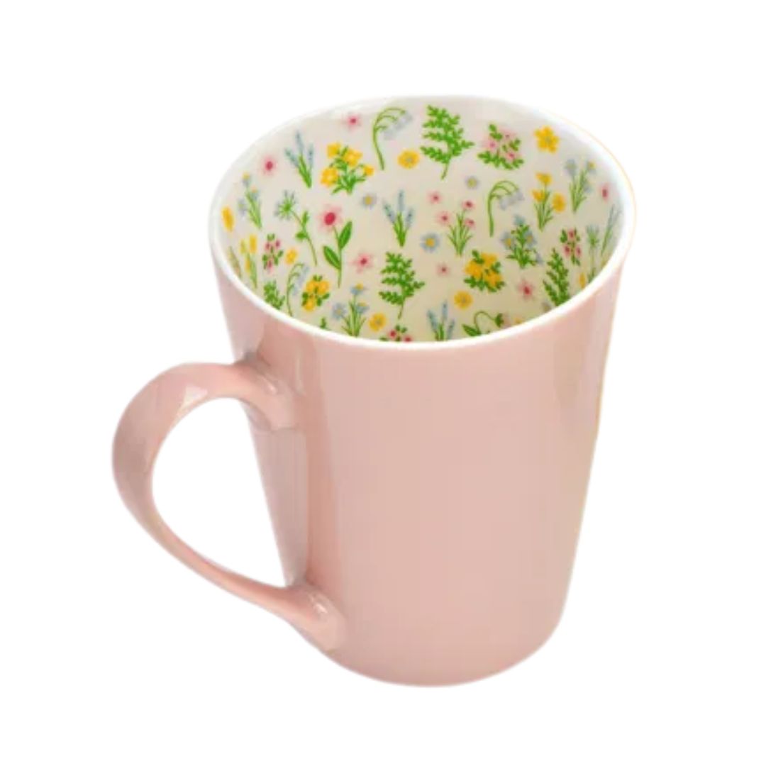 Tazza prato fiorito rosa