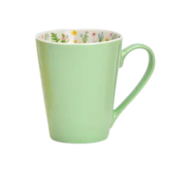 Tazza prato fiorito verde