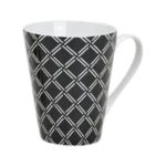 Tazza Nera rombi bianchi