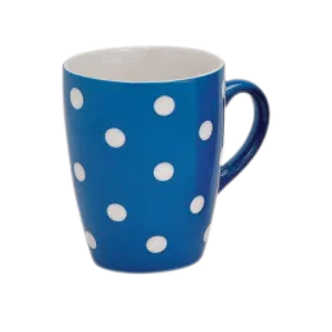 Tazza a pois Blu