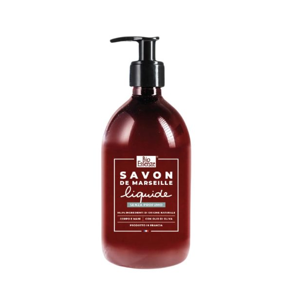 Sapone di Marsiglia Liquido Senza Profumo Bio Essenze