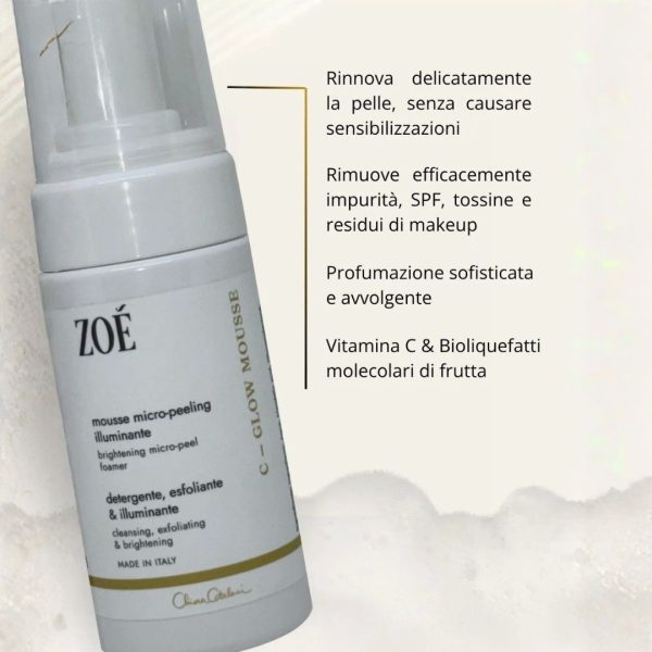 C-Glow Mousse micro-peeling illuminante Zoè