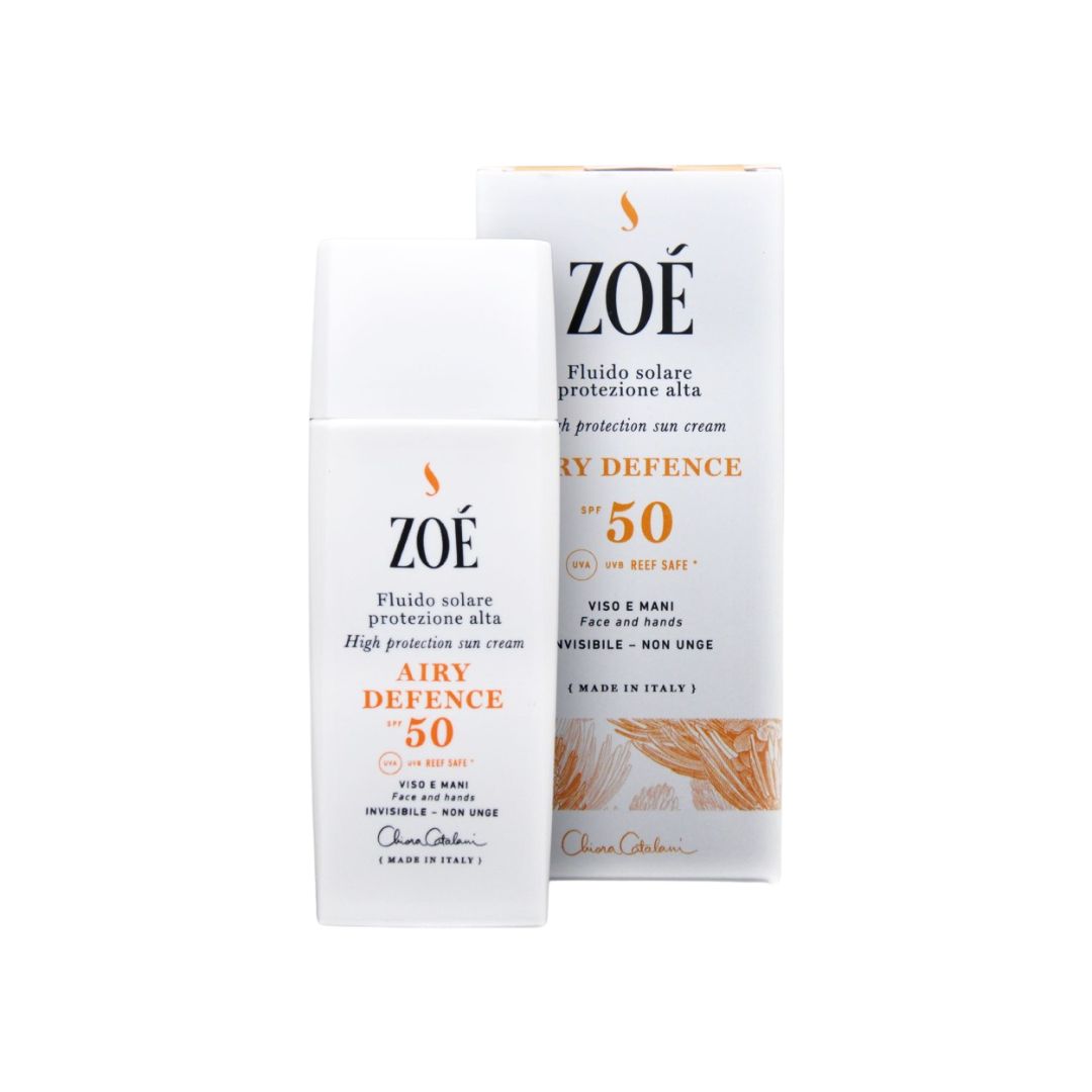 Airy defence Fluido solare Viso Spf50 Zoe